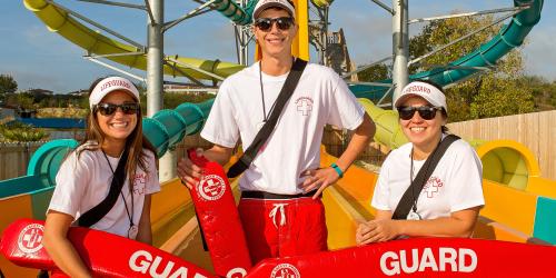 Lifeguards at the park