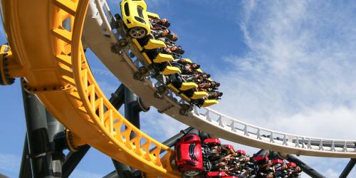 West Coast Racers - Racing with blue sky