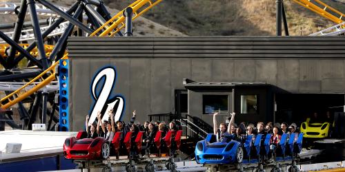 West Coast Racers -launching out of the station