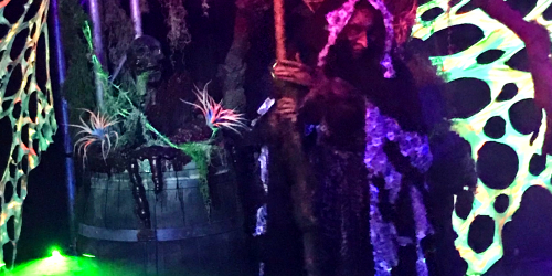 witches lair during fright fest