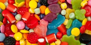 Gummy candies of various shapes and sizes