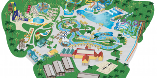 Hurricane Harbor Park Map