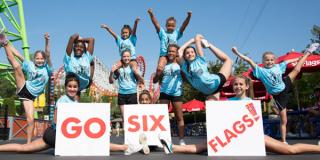 Cheerleaders at Sharp Cheer & Dance Competition