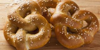 Salted pretzels