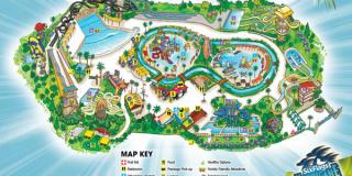 Hurricane Harbor LA Park Map Hurricane Harbor LA Park Map