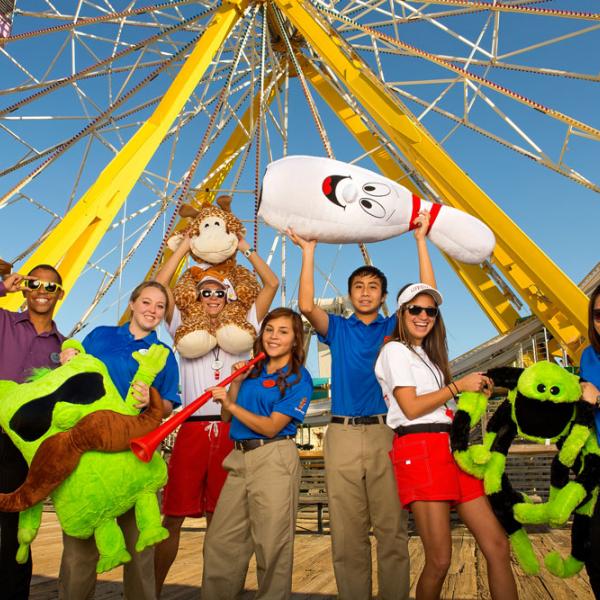 Employees at Six Flags