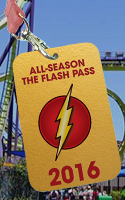 All Season THE FLASH Pass | Six Flags Great Adventure