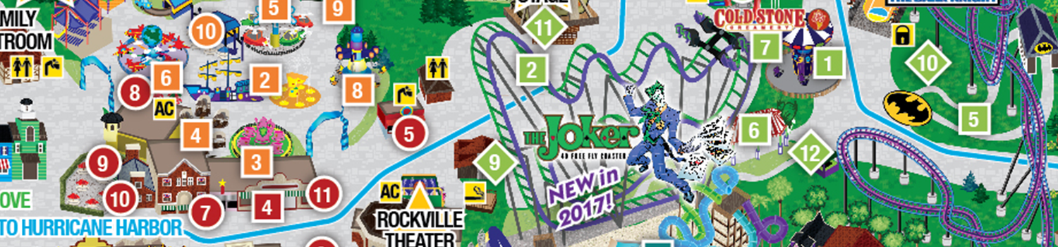 six flags new england preferred parking map