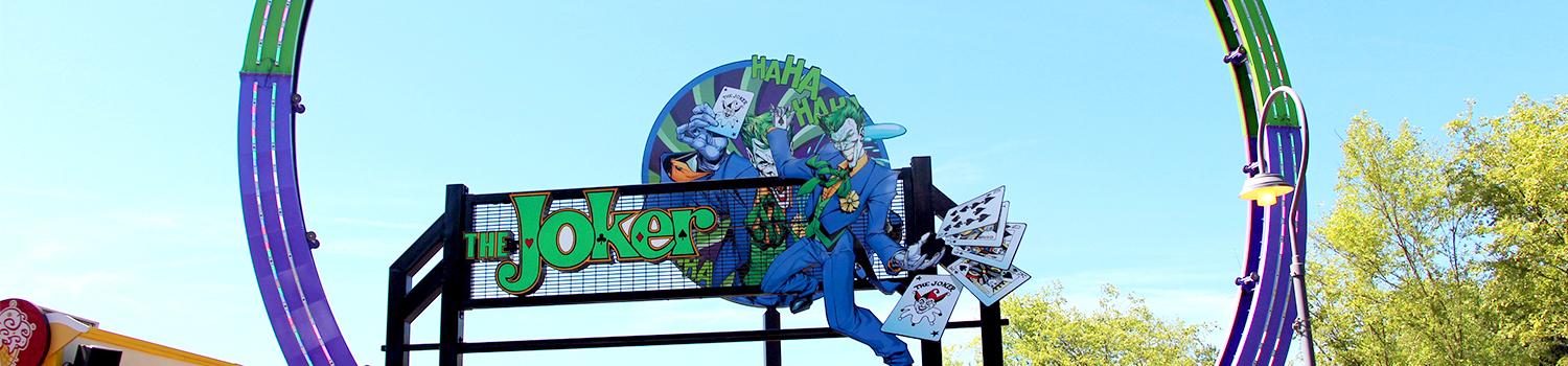 The Joker Chaos Coaster Georgia Scorcher Roller Coaster The Joker Chaos Coaster Georgia Scorcher Roller Coaster