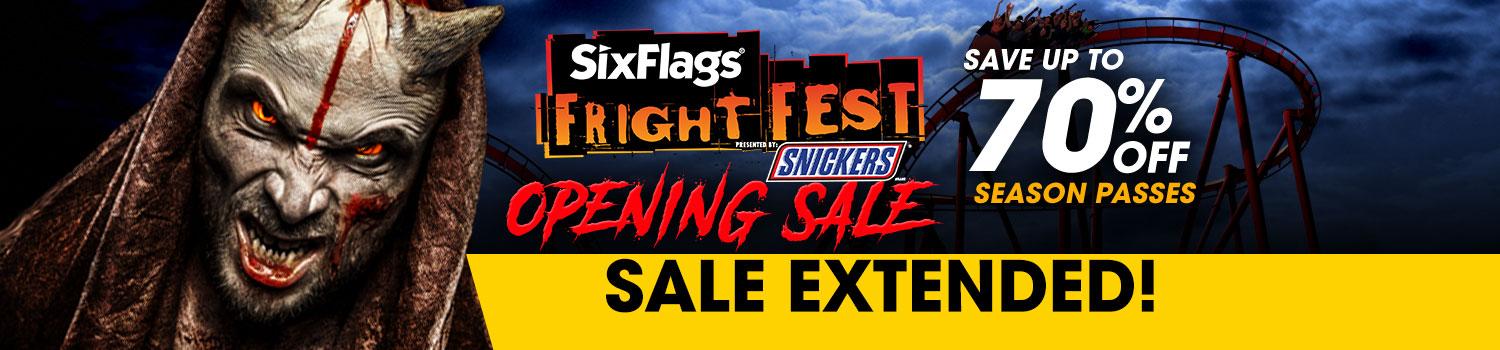 Fright Sale | Six Flags Great America
