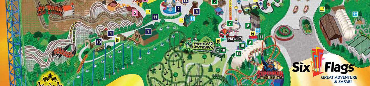 Six Flags New Jersey Map 2024 - Mn NJparkMap1 