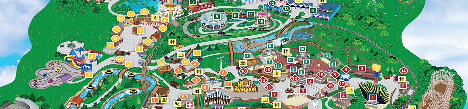 Park Map | Six Flags Over Georgia