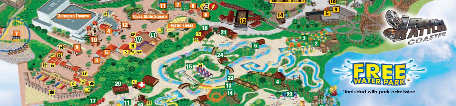 Six Flags Over Texas Map Sitedesignco - Mn Sana Map3