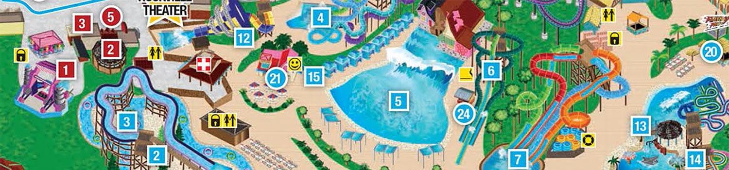 Six Flags New England Map Map - Park Map 3 1500x350