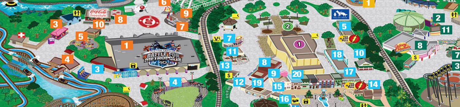 Park Map | Six Flags St Louis