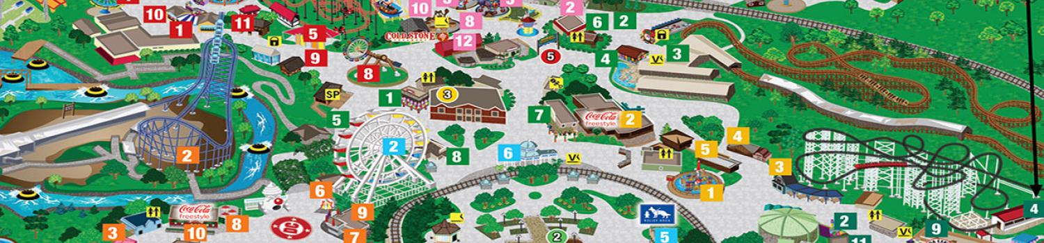 Park Map | Six Flags St Louis