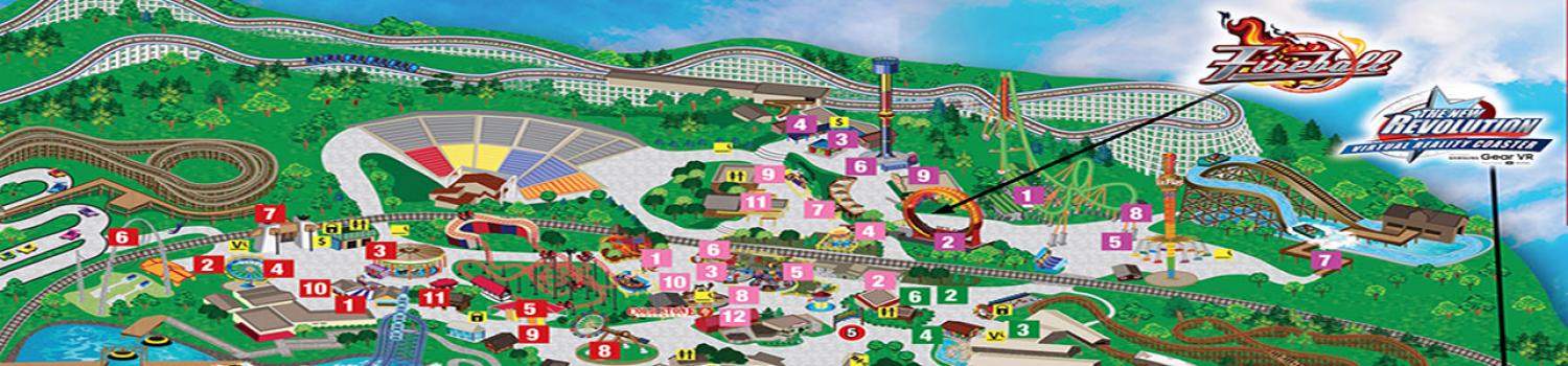 Six Flags St Louis Map | Time Zones Map World