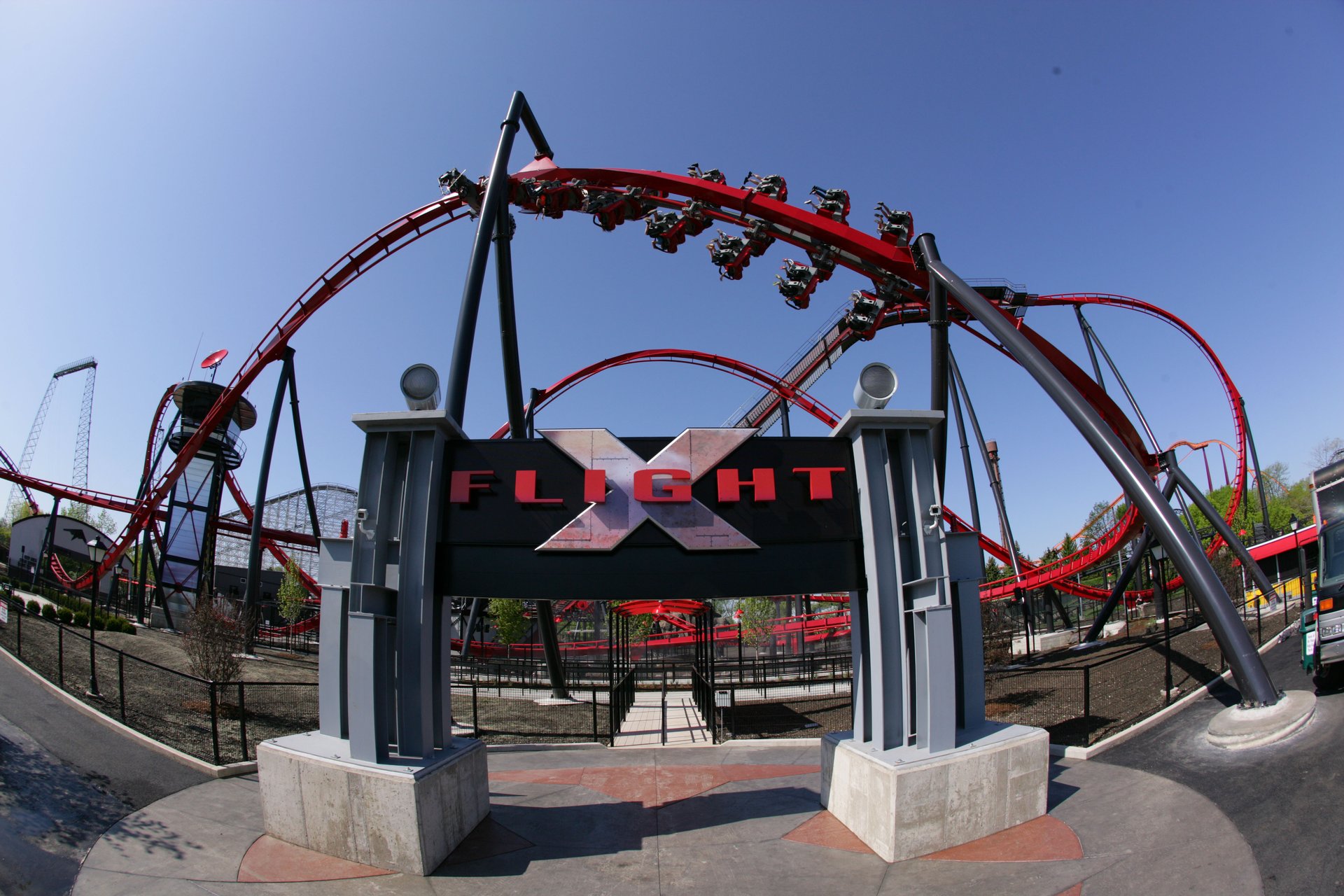 X Flight Six Flags Great America
