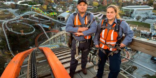 maintenance employees at six flags